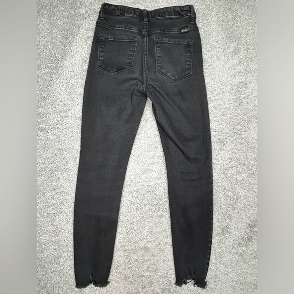Kancan Jeans Womens 5 Greyson High Rise Super Skinny Button Fly Style KC7273BK - Picture 5 of 5